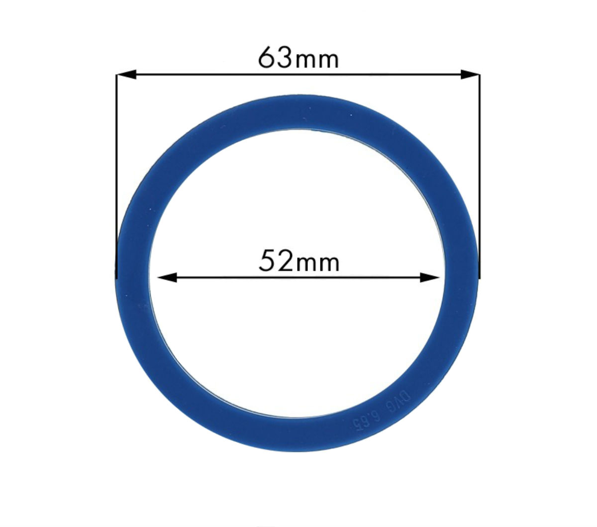 Silicone Gasket for La Spaziale 6.65mm - blue